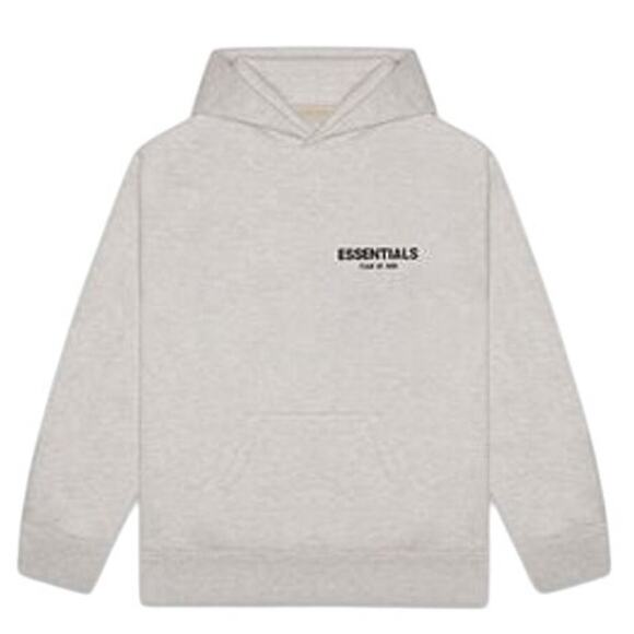 💎✨BRAND NEW✨💎FOG essentials Season 8 double line high street hoodie Gray - Picture 3 of 6